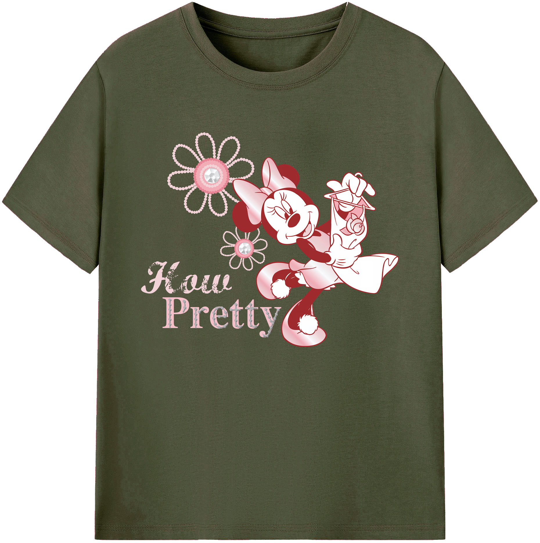ミッキーマウス Mickey Mouse 綿100％ メンズ半袖Tシャツ｜肌触りやわらか＆通気性